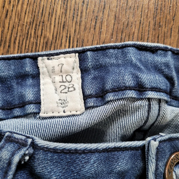 Volcom Pistol Denim Legging Dark Wash Jeans Size Junior's 7 - Picture 10 of 13